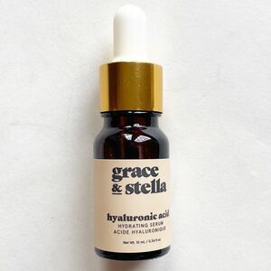 Grace & Stella Hyaluronic Acid Serum Glass Dropper Skincare Hydrating 10mL